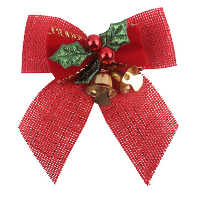 

Gobestart Christmas Bow With Iron Bells Christmas Wreath With Christmas Tree Decorations