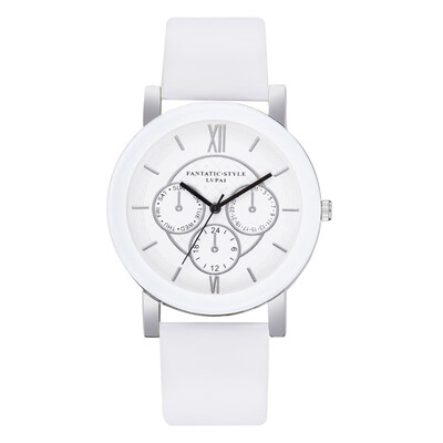 

High Quality Watches Women Simple Scale Dial Ladies Quartz Wristwatch Featured Clock Leather Strap Business Zegarki Damskie