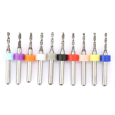 

Greensen 10pcs Mini Tungsten Steel Twist Drill Bits for Printed Circuit Board 155-20mm
