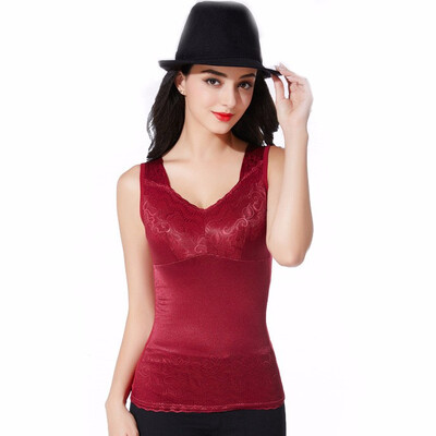 

Autumn&Winter Camisoles Skin Color Thermal Underwear Vest Tops Plus Velvet Thickening Female Basic Tanks Top