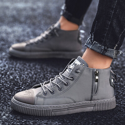

Summer high-top canvas shoes Korean version of the trend of wild casual tide shoes net red breathable cloth shoes mens shoes