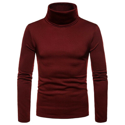 

Mens Thermal Cotton Turtle Neck Skivvy Turtleneck Sweaters Stretch Shirt Tops