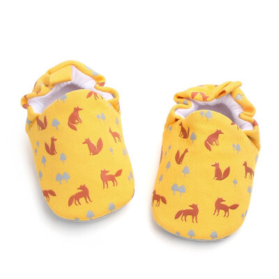 

Cotton cloth Baby Shoes Boys Girls Cartoon Printed First Walkers Spring Autumn