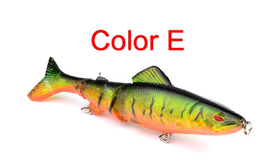 

VISSEN 1pcs 127cm 1763g Mixed Colors Multi Section Fishing Lure Wobbling Artificial Plastic Hard Fake Lure Bionic Bait