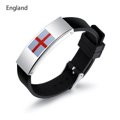 

2018 Football World Cup Flag Pattern Sports Bracelet Men Fans Personality Wrist Ornament