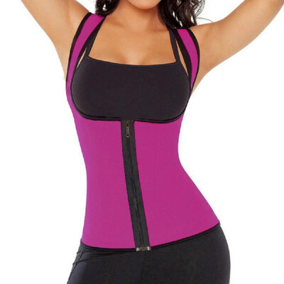 

Sexy Women Body Shaper Waist Trainer Zip Tummy Cincher Vest Underbust Control Corset Slimming Shapewear