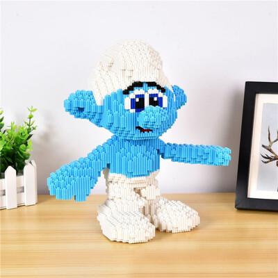 

8622 Smurfling Cartoon Model Building Blocks Bricks Kids DIY Christmas Birthday Gifts Toys Diamond Doll Adult Pressure Release