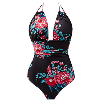 

Roseonmyhand Womens One Piece Swimwear Backless Tummy Control Monokini Swimsuits