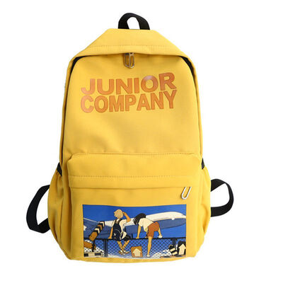 

Female backpack ins wind Korean high school students backpack ancient feeling large capacity fashion backpack female
