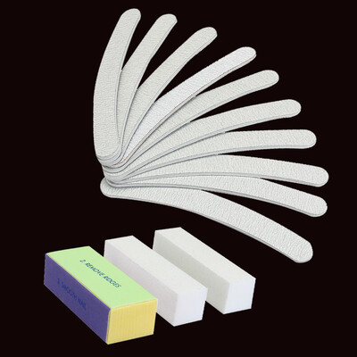 

Toponeto Primer Acrylic Powder Nail Art Buffer Block Sanding File Tools Tips Kits