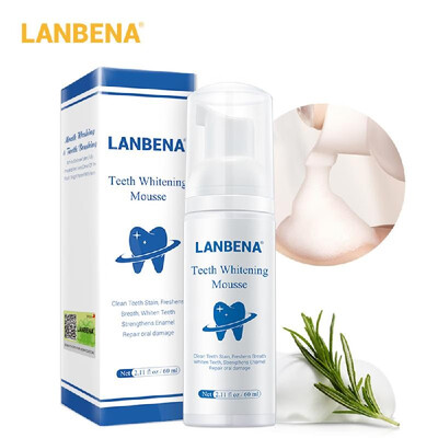 

LANBENA Teeth Whitening Mousse Oral Hygiene Cleaning Tool Remove Stain Teeth Whitening Foam