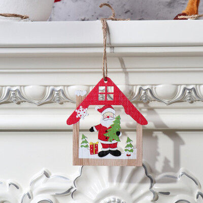 

Gobestart Christmas Decorations Wooden Christmas Tree Decorations Small Pendants