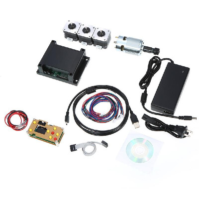 

3-axis CNC Control Board V33-150W GRBL Engraving Machine Accesories Control Panel Stepping Motor ER11 Spindle Motor Offline Contr