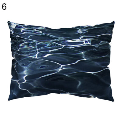 

Circle Wave Geometric Pattern Pillow Cover Cushion Case Car Sofa Bedroom Decor