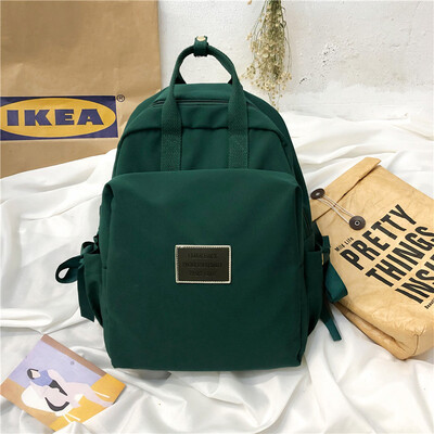 

Ins womens Korean high school Korean high school college students simple small fresh junior high school students backpack