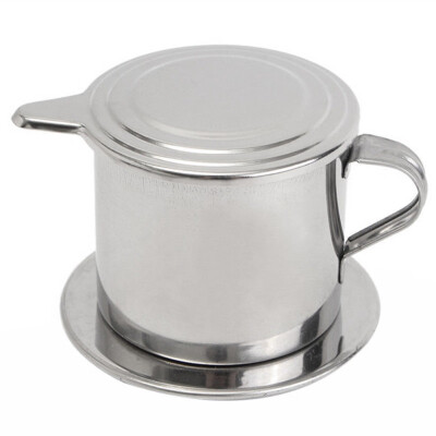 

Manual Durable Home Pot Coffee Stainless Steel Cup DIY Filter Easy To Clean