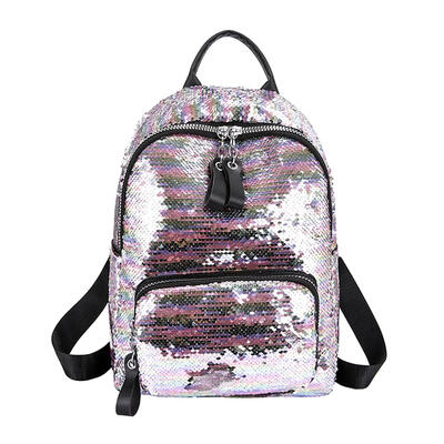

Glitter Backpack Women Sequins Travel Shoulder Bags Girls Shiny School Bags