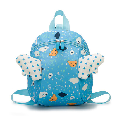 

Tailored Childrens Fashion Lovely Kindergarten Schoolbag Small Wings Cartoon Backpack