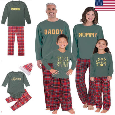 

Hot New Lovely Christmas Family Matching Outfits Pajamas Sets Clothes Nightwear Clothing