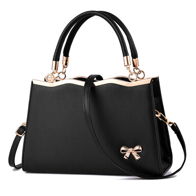 

Handbag handbag 2019 new ladies bag bow fashion lady cute wind single shoulder Messenger bag