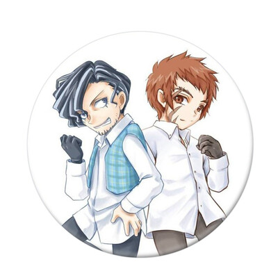 

CAR-TOBBY Anime The Promised Neverland Badge Yakusoku No Neverland Badge Bag Tie Badge Brooch Pin Pendant Accessories Cosplay