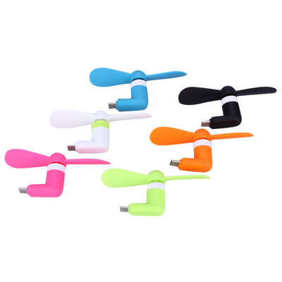 

2pcs USB31 Type C Portable Cell Phone Mini Electric Fan Cooling Cooler for