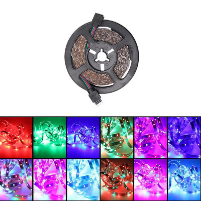 

RGB LED Strip Light 5M 60Ledm Music IR Remote Controller DC12V Home Decoration Flexible LED Strip