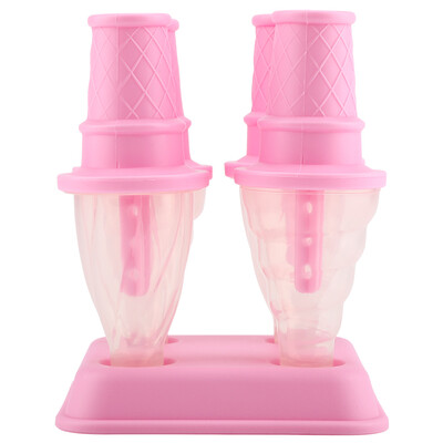 

Greensen 4Pcs Ice Cream Cone Molds Reusable Ice Lolly Freeze Desserts Mould Making ToolIce Cream Mold Ice Cream Mould