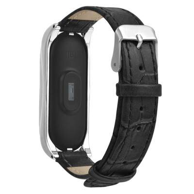 

Leather Replacement Wristband Wrist Strap for Xiaomi Mi Band 3