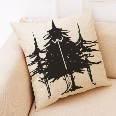 

〖Follure〗Home Decor Cushion Cover Black And White Style Throw Pillowcase Pillow Covers