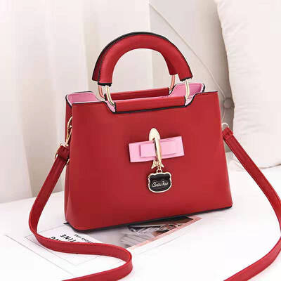 

2019 summer new simple shoulder bag small bag PU leather Korean fashion handbags Messenger small square bag