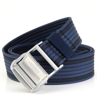 

Unisex belt Stripe Color Nylon Automatic Buckle Men belt fashion Alloy buckle Outdoor Multifunction Casual Men&Women belt
