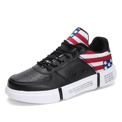 

Autumn 2018 new low mens casual sports wind single shoes running shoes old shoes Korean version of the trend of small white shoes