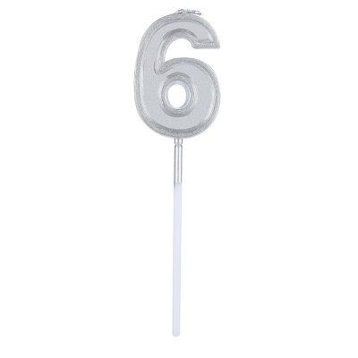 

Gobestart Silver Number 1 Birthday Numeral Candles Number Cake Decor for AdultsKids Party