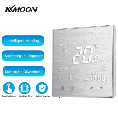 

KKmoon Digital Water Heating Thermostat 7-Day Programmable with WiFi Connection & Voice Control Energy Saving AC 95-240V 5A Touchi