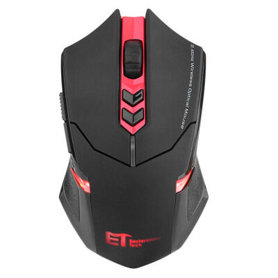 

ET X-08 2000DPI Adjustable 24G Wireless Professional Gaming Mouse Red