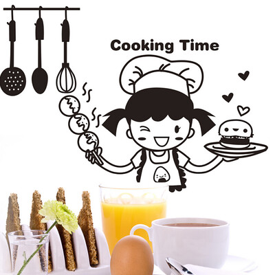 

〖Follure〗Kitchen Light Switch Sticker Cute Cook Vinyl Wall Decal Home Decor