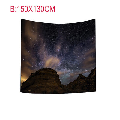

Toponeto Solar System Planet Moon Fabric Wall Tapestry Home Decor