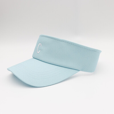 

Hat lady spring&summer new simple letter embroidery empty top hat Korean version of the outdoor sports cap male tide