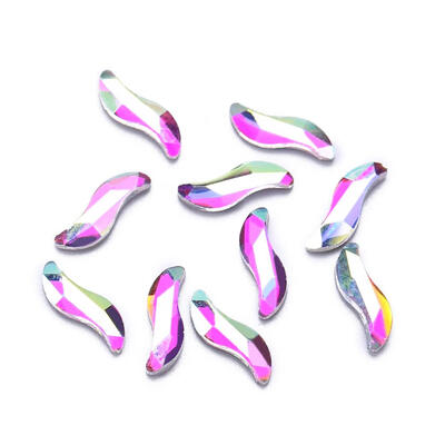 

10pcs Gorgeous Resin Rhinestones Nail Art Charms Manicure Studs Rivet Decor