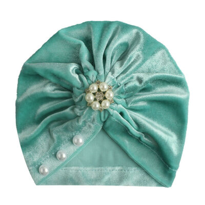 

Newborn Baby Turban Head Wrap Kids Boy Girls Velvet Beanie Suitable Hat Soft Cap