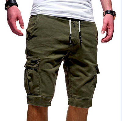 

Men Casual Jogger Shorts Sports Cargo Pants Military Combat Workout Gym Trousers