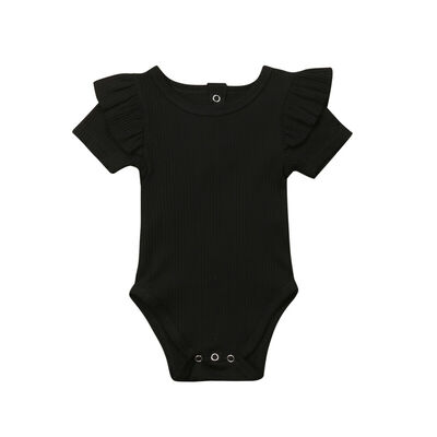

Newborn Kids Baby Girls Top Romper Jumpsuit Bodysuit Outfits Solid Clothes