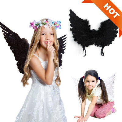 

New Fashion Party Feather Angel Wings Photography Props Kids Adult Cosplay