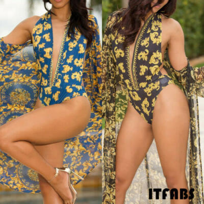 

Women One-piece Swimsuit Swimwear Push Up Monokini Bathing Suit Bikini Beachwear