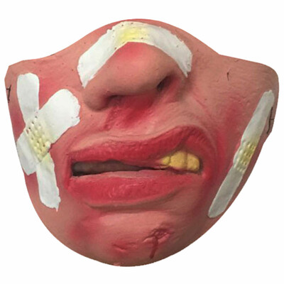 

Tailored Funny Fun Mask Big Lips Headgear Pet Funny Mask