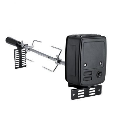 

Greensen Universal Rotisserie Kit for Barbecue Stainless Steel Spit Rod Meat Forks with Electric Motor
