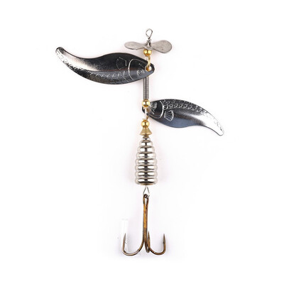 

VISSEN 2pcslot 10cm148g Rotating Sequined Bait Fishing Lure Metal Fake Bait Sequins Swimbait Trolling Wobblers Fishing Gear