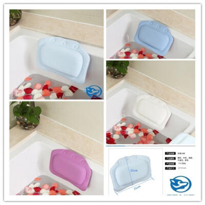 

PVC Foam Bathtub Spa Bath Pillow Bath Pillow Home Spa Head & Neck Support Pillow