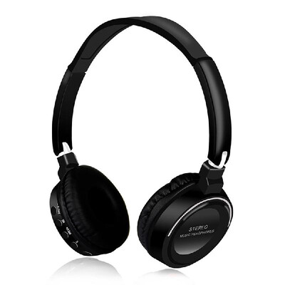 

BT16 Headphones Wireless BT Stereo Music Headset 35mm TF Port Foldable Adjustable Earphones With Microphone Mp3 Travel Work PC Sm